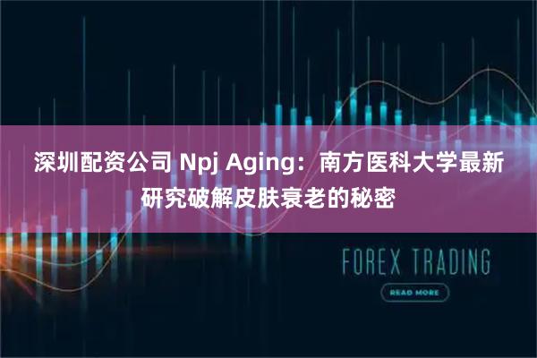 深圳配资公司 Npj Aging：南方医科大学最新研究破解皮肤衰老的秘密